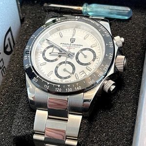 PAGANI Design Quartz Watches Sapphire Stainless Steel Waterproof Chronograph